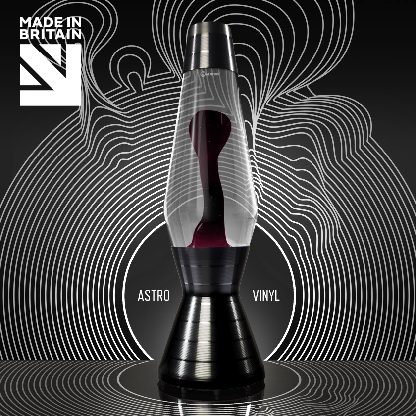 Mathmos ASTRO Vinyl  Klar/Schwarz