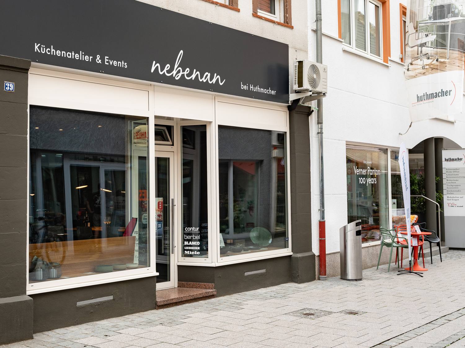 nebenan &ndash; K&uuml;chenatelier & Events, direkt neben dem M&ouml;belhaus Huthmacher